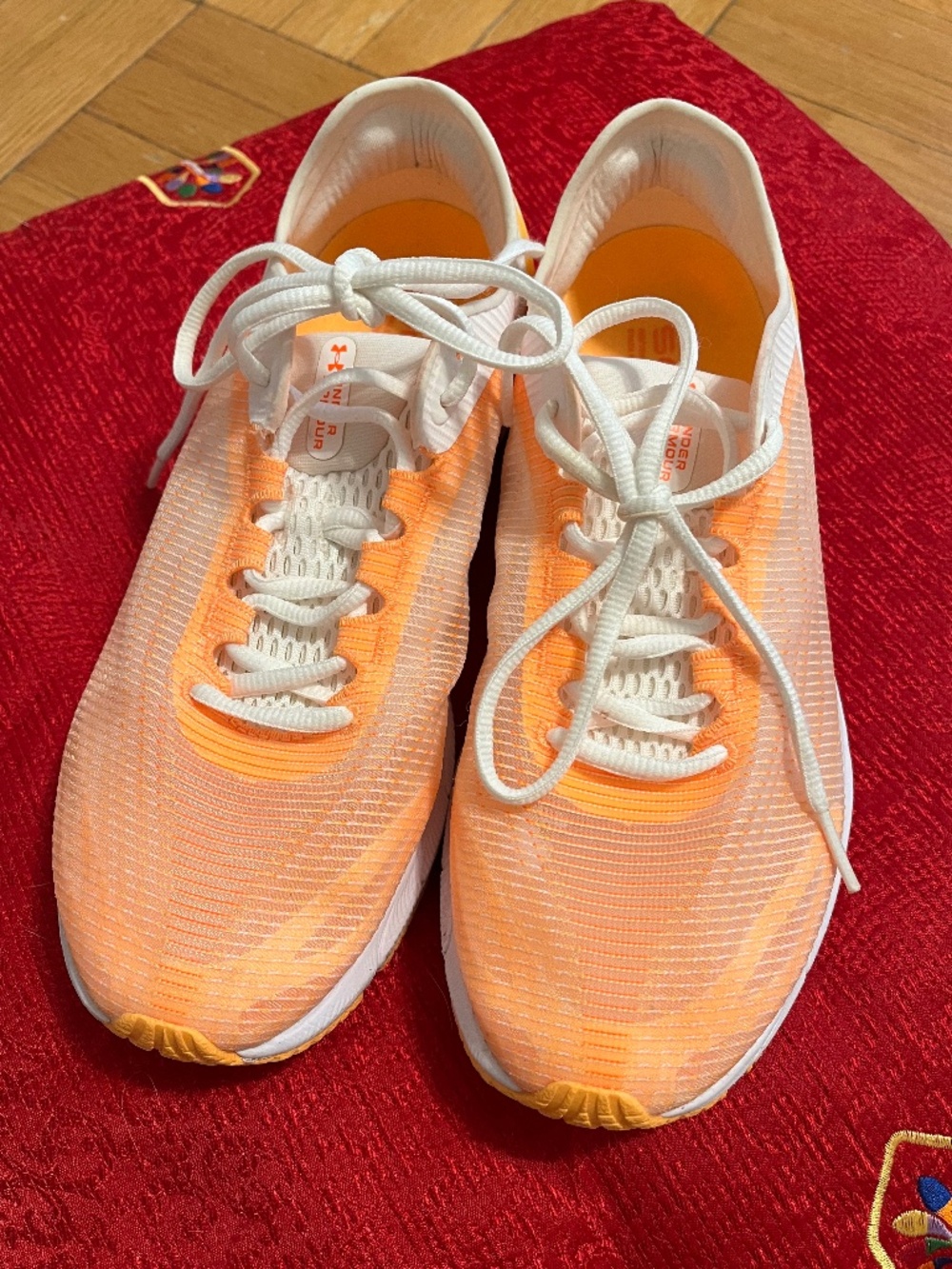 Under Armour HOVR Sonic Running Shoes | Women’s Size 8 | Orange/White 🍊